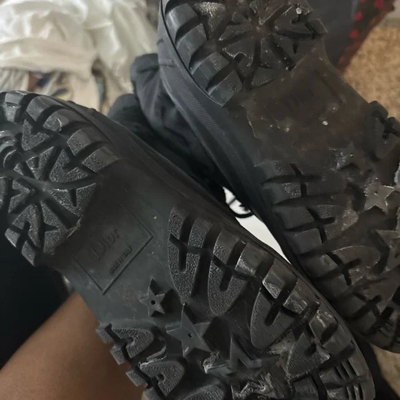 Dior D-Venture Black Lace Up Boots - Picture 4 of 8